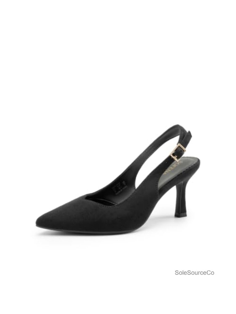 Pointed Toe Slingback Dress Pumps Stiletto Heel Formal